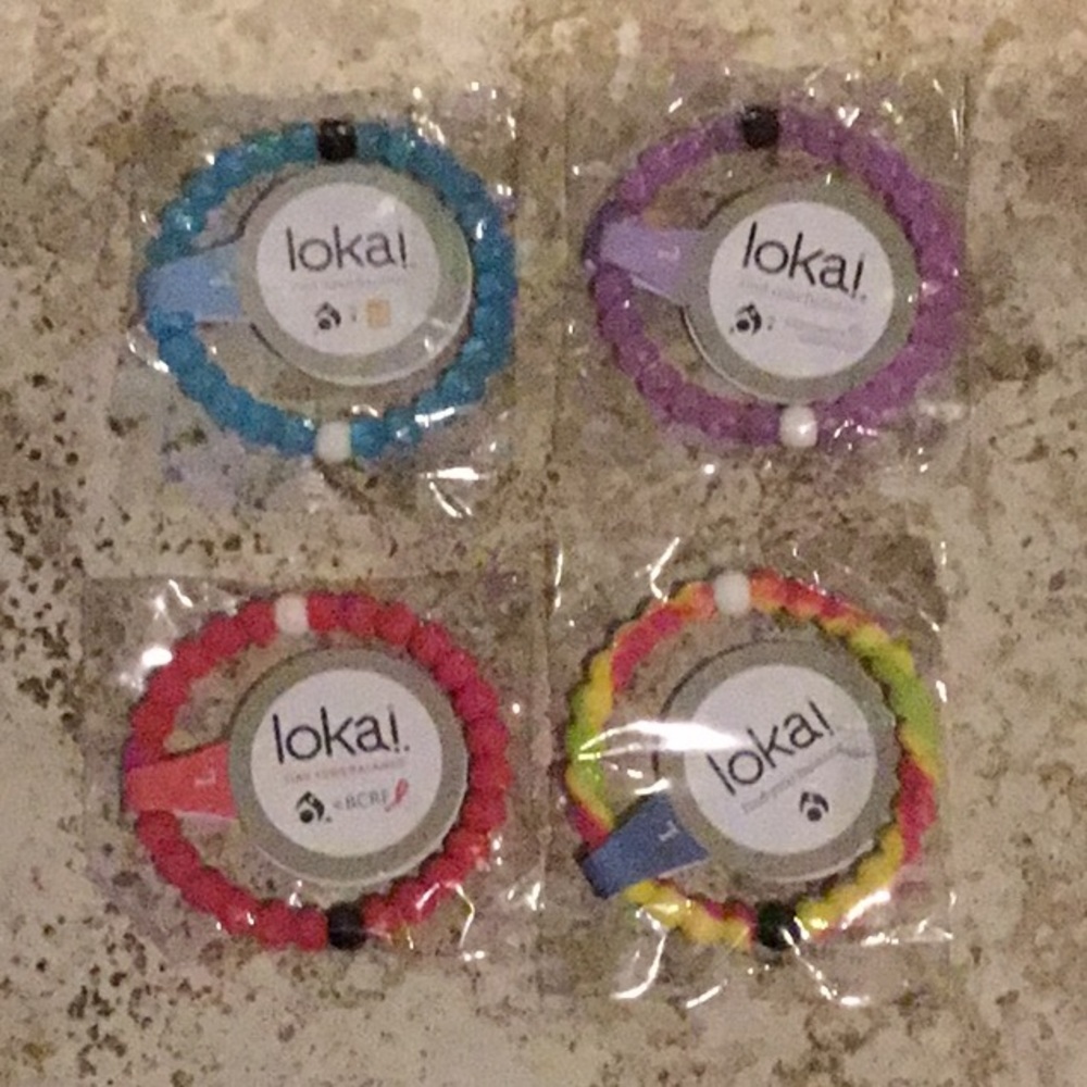 4 Lokai Bracelets Wristband Large Bracelet